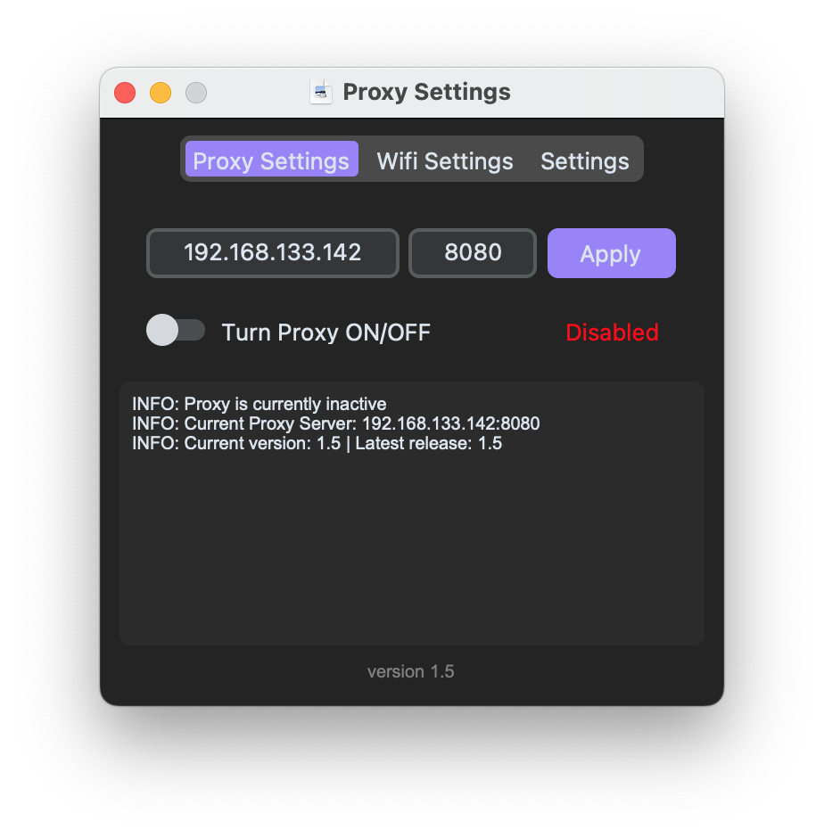 proxy-settings - preview